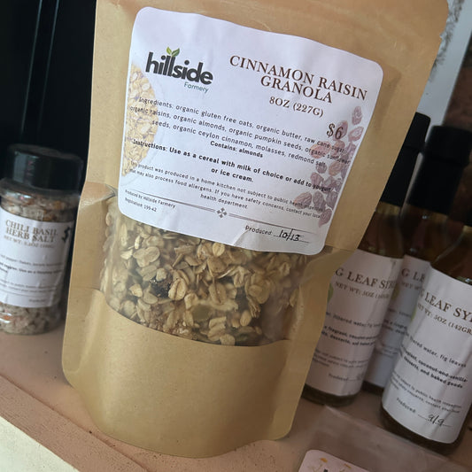 Cinnamon Raisin Granola